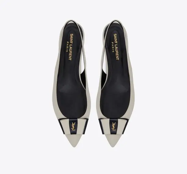 Alternative view of Giày Saint Laurent Anaïs Slingback 'Pearl' 649621AAAOF1912