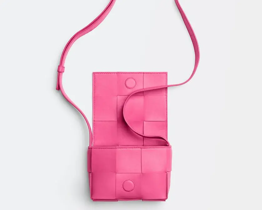 Túi Bottega Veneta Intrecciato 'Pink' 666688-VMAY1-5618 - Ảnh 3