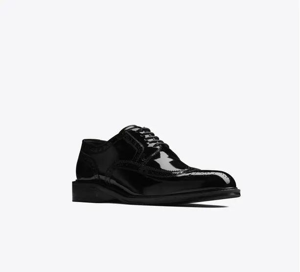 Alternative view of Giày Saint Laurent Army Derbies In Patent Leather 'Black' 6693241TV001000