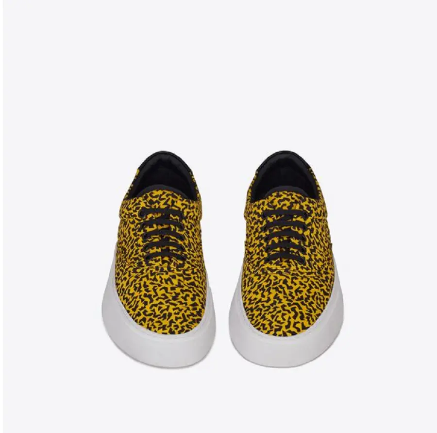 Alternative view of Giày Saint Laurent Venice Sneaker Yellow Black 66933026Q107065