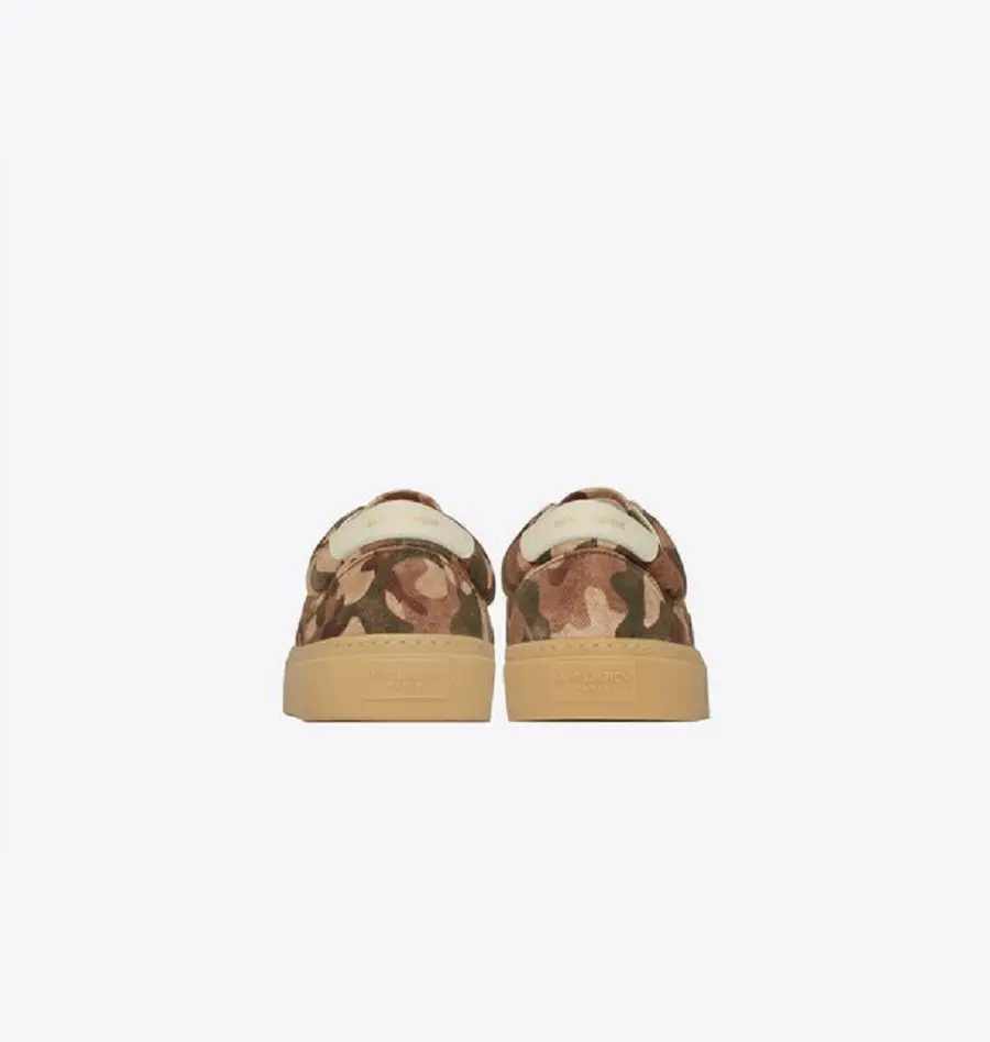 Giày Saint Laurent Venice Sneaker Militaire 669330AAAJF8857 - Ảnh 3