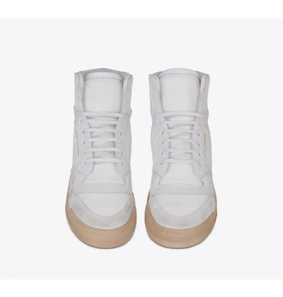 Alternative view of Giày Saint Laurent SL24 Mid Top Sneaker Off White