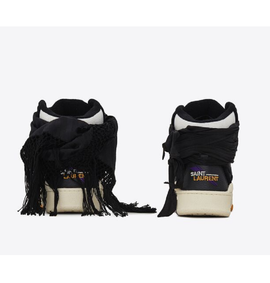 Giày Saint Laurent Smith 'Noir' 68609304GDB1099 - Ảnh 4