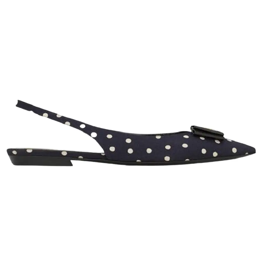 Giày Saint Laurent Anaïs Slingback 'Marine' 68887814T404172