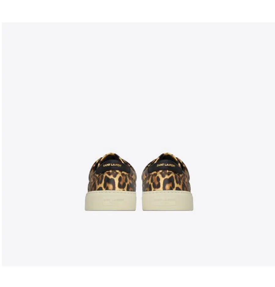 Giày Saint Laurent Venice Sneaker Leopard Print 689072AAAJY8098 - Ảnh 3