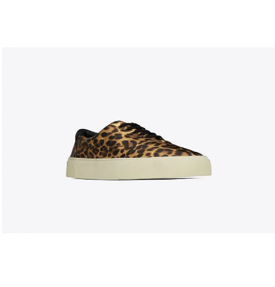 Giày Saint Laurent Venice Sneaker Leopard Print 689072AAAJY8098 - Ảnh 4