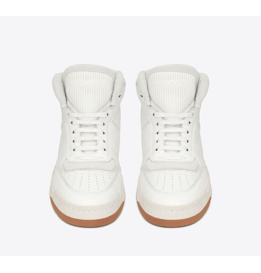 Giày Saint Laurent SL/80 Mid-top 'Blanc' 69079700N0A9018 - Ảnh 3