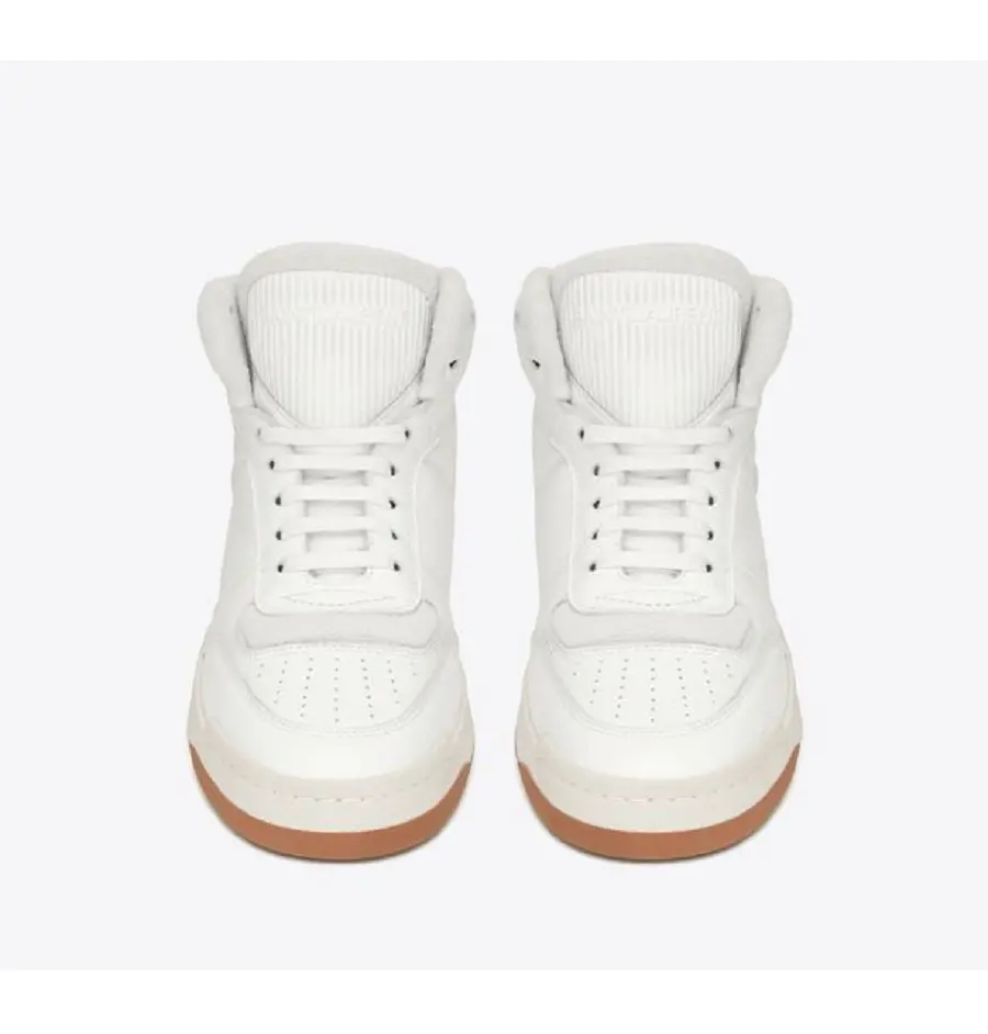 Giày Saint Laurent SL/80 Mid-top 'Blanc' 69079700N0A9018 - Ảnh 3