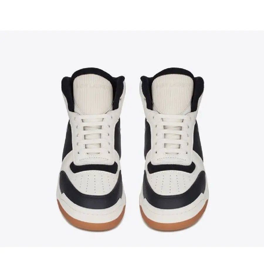 Alternative view of Giày Saint Laurent SL/80 Mid-top 'White Black' 69079700NI49871