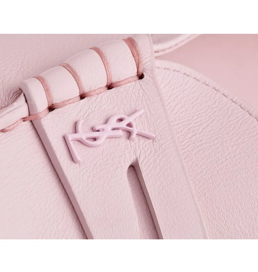 Giày Saint Laurent Le Loafer Monogram Slippers 'Pink' 692224AAAIH5915 - Ảnh 4