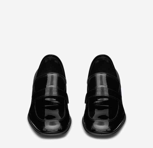 Giày Saint Laurent Solferino Penny 'Black' 711018AAAES1000 - Ảnh 2