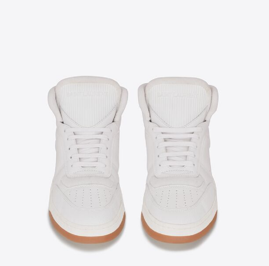 Giày Saint Laurent SL/80 Mid-top 'White' 711250AAASX9018 - Ảnh 3