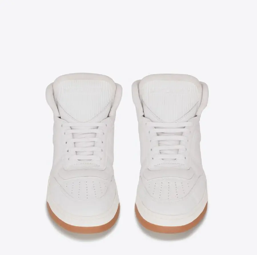 Giày Saint Laurent SL/80 Mid-top 'White' 711250AAASX9018 - Ảnh 3