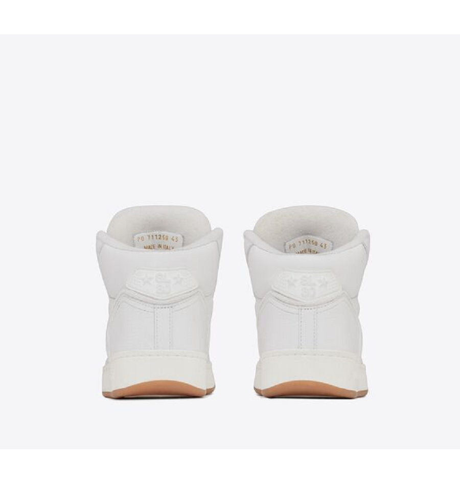 Giày Saint Laurent SL/80 Mid-top 'White' 711250AAASX9018 - Ảnh 4