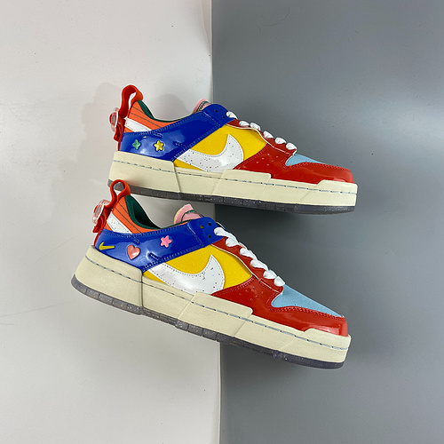 Giày Nike SB Dunk Low Disrupt Kid at Heart Orange Blue Red DJ5063-414 - Ảnh 3