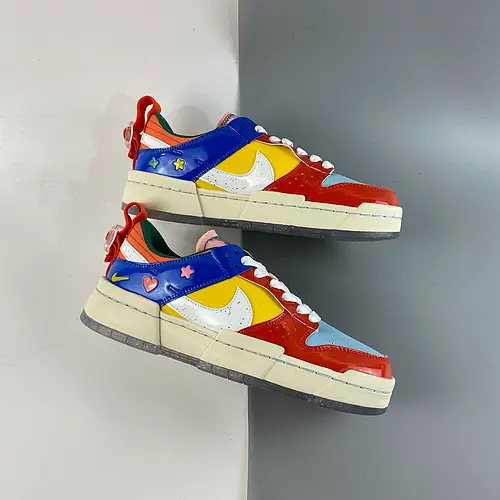 Giày Nike SB Dunk Low Disrupt Kid at Heart Orange Blue Red DJ5063-414 - Ảnh 3