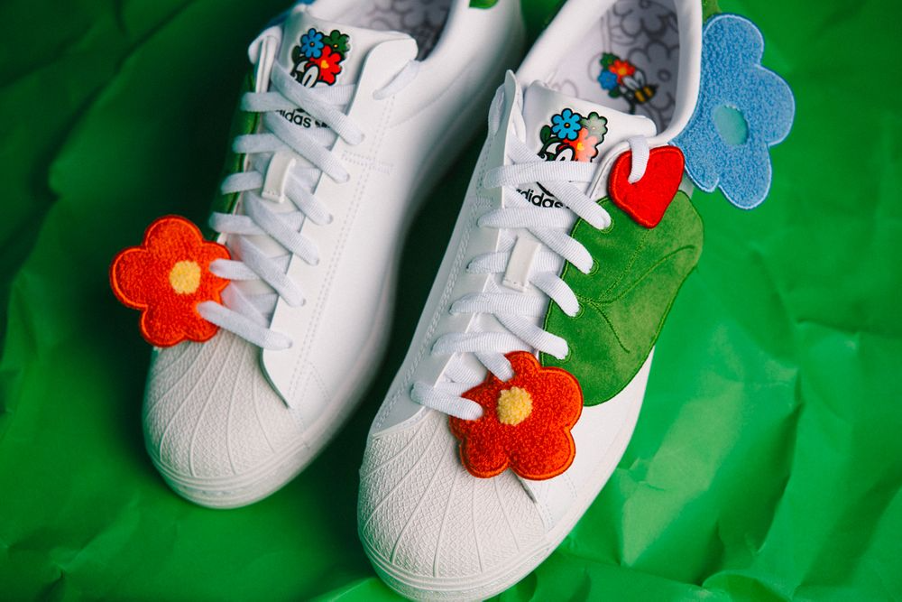 Giày Adidas Melting Sadness x Superstar 'Bee with You Pack - Cloud White' GZ2662 - Ảnh 4