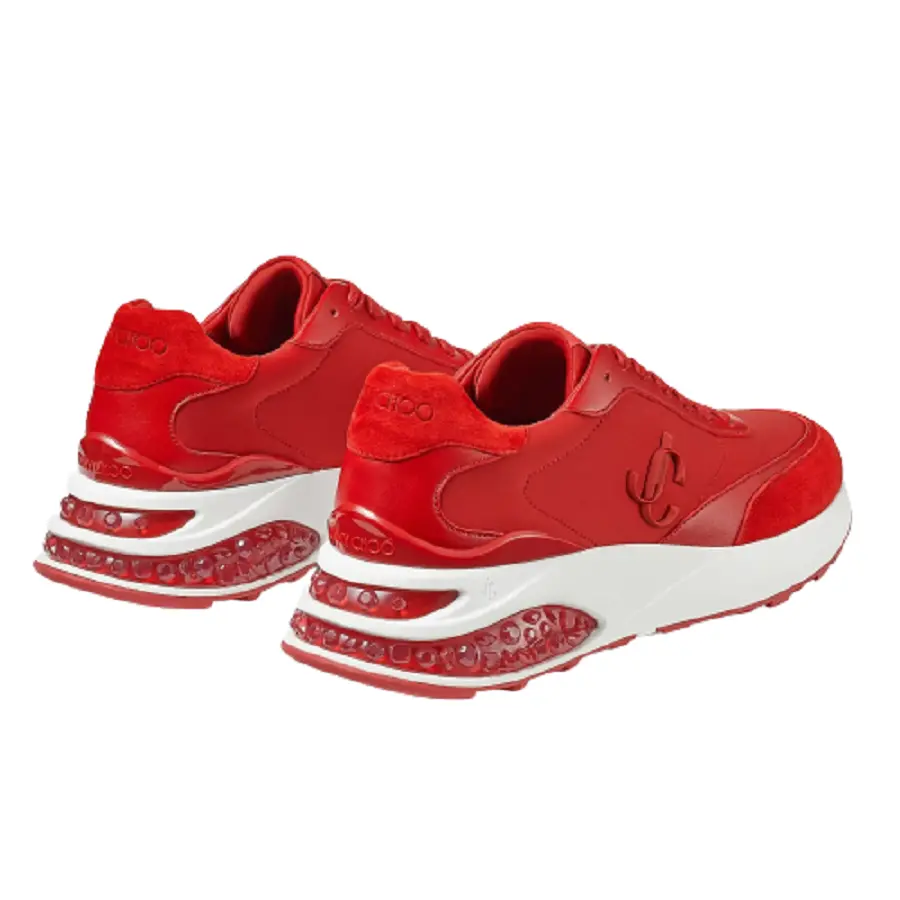 Giày Jimmy Choo Memphis 'Red' MEMPHISLACEUPMVZY061721 - Ảnh 4