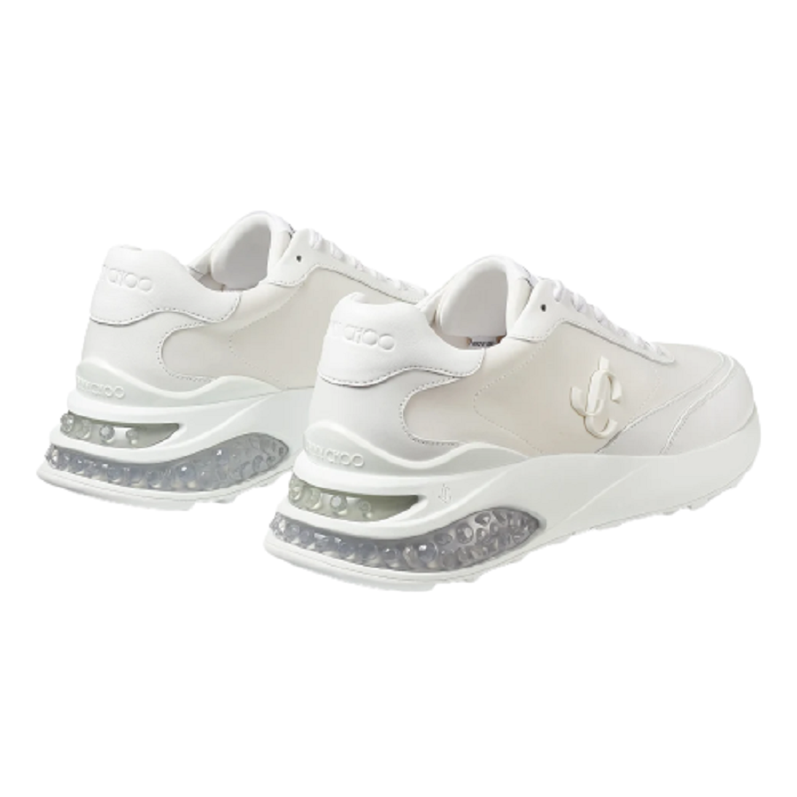 Giày Jimmy Choo Memphis 'White' MEMPHISLACEUPMVZY081118 - Ảnh 4