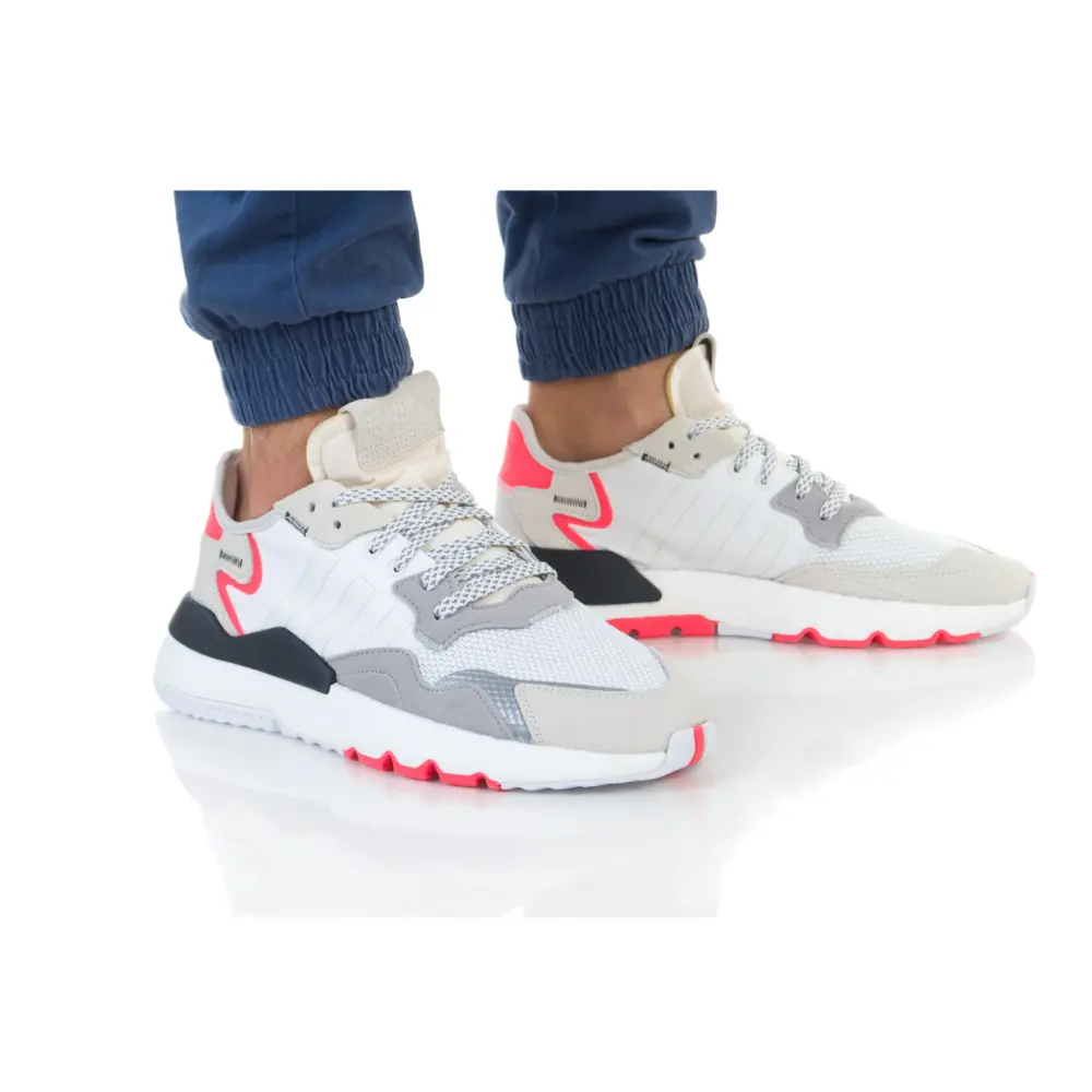 Giày Adidas Nite Jogger ‘White Shock Red’ G28044 - Ảnh 3