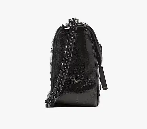 Túi MCM Mena Quilted Shoulder Bag in Crushed Leather MWSCSLM04BK001 - Ảnh 3