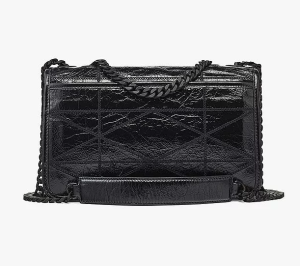 Alternative view of Túi MCM Mena Quilted Shoulder Bag in Crushed Leather MWSCSLM03BK001