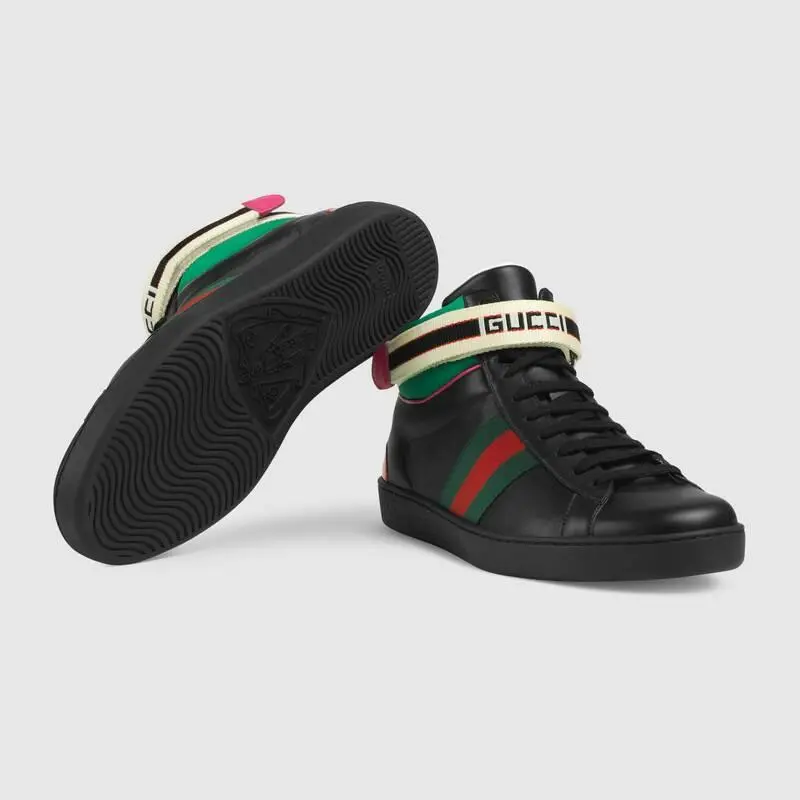Giày Gucci Stripe Ace High Top 523472-0FIW0-1079 - Ảnh 3