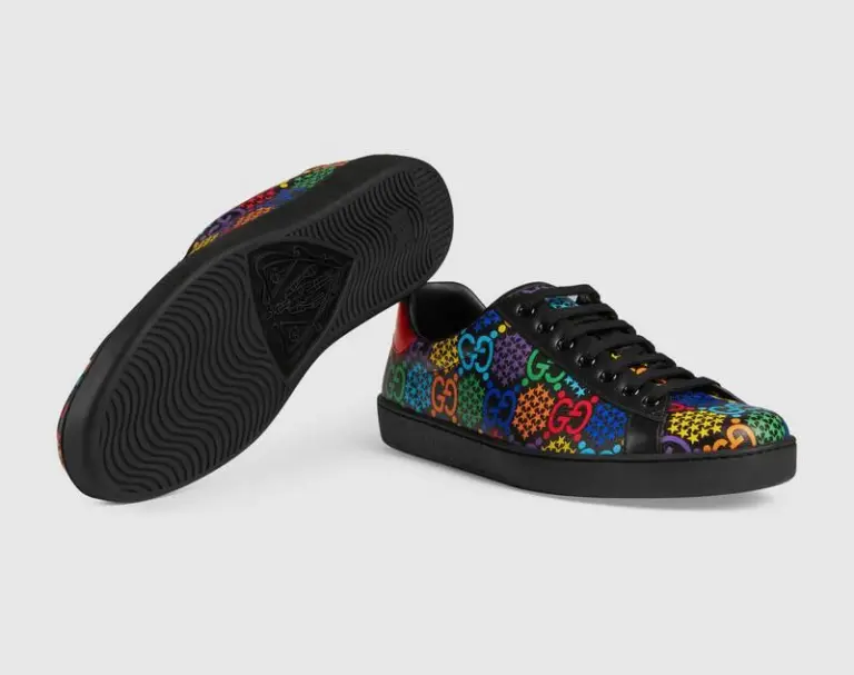 Giày Gucci Ace GG Supreme Low 'Psychedelic - Black' 610085-H2020-1110 - Ảnh 3
