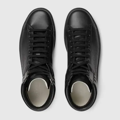Alternative view of Giày Gucci Ace High-Top GG Black 625672-1XG10-1070