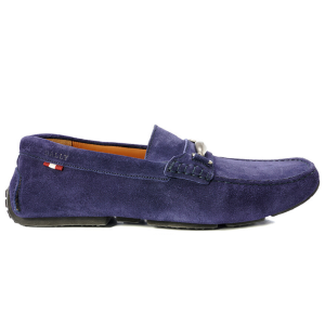 Giày Bally Pardue Suede Loafers 'Ink' 6217543
