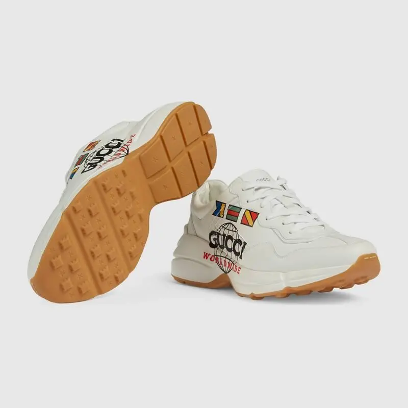 Alternative view of Giày Gucci Rhyton Worldwide White 599146-DRW00-9014