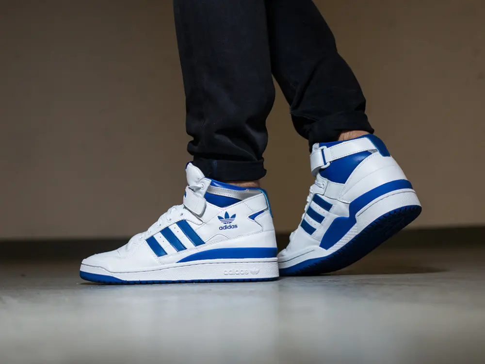 Alternative view of Giày Adidas Forum Mid Refined 'White Navy' F37830