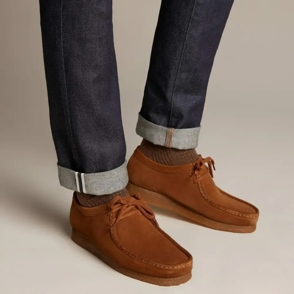 Alternative view of Giày Clarks Wallabee 'Cola' 261-55518