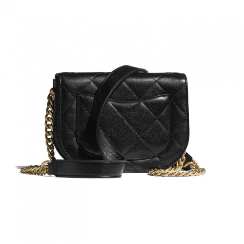 Túi Chanel Mini Messenger Bag Calfskin 'Black' AS2484-B05522-94305 - Ảnh 3