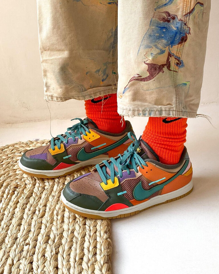 Giày Nike Dunk Low Scrap Archeo Brown DB0500-200 - Ảnh 7