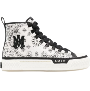 Giày Amiri Court High ‘Bandana White’ MFS007-100