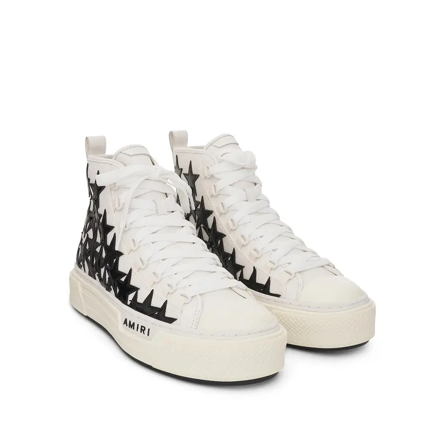 Giày Amiri Stars Court Hi ‘White’ MFS011-111 - Ảnh 4