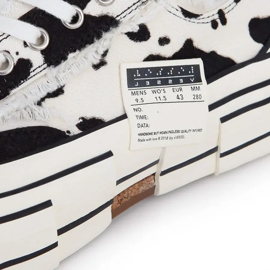 Giày xVESSEL G.O.P. Lows 'Cow Print' - Ảnh 5