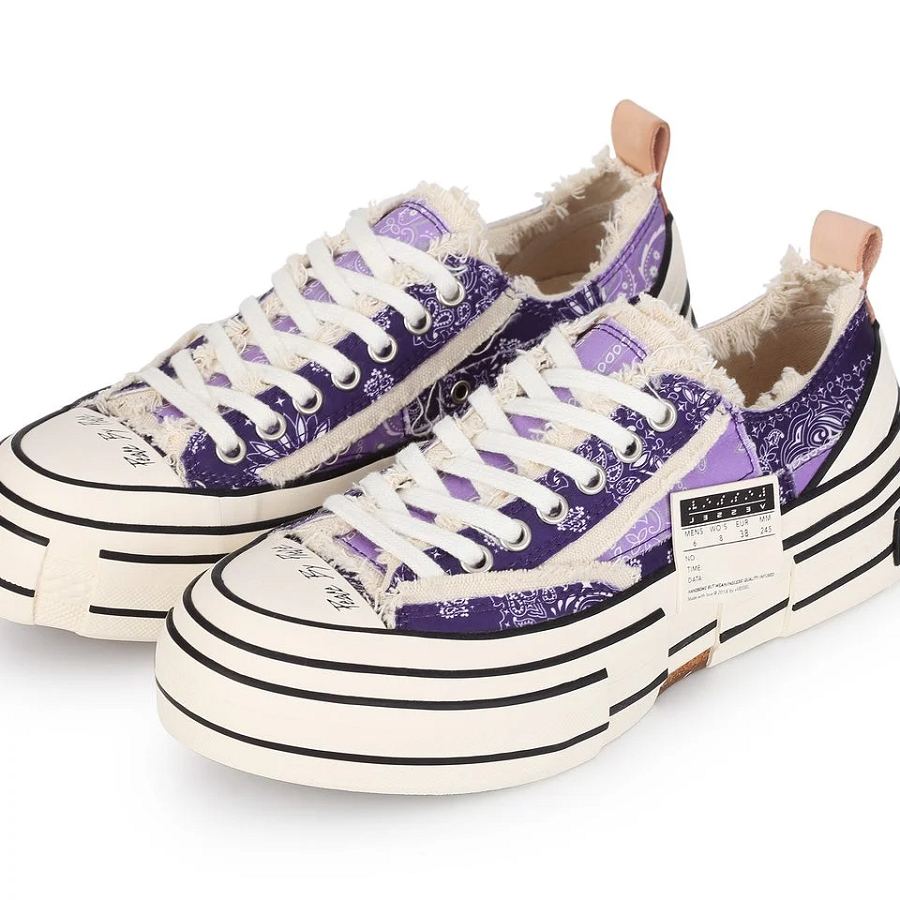 Giày xVESSEL G.O.P. Lows 'Violet Paisley' - Ảnh 8