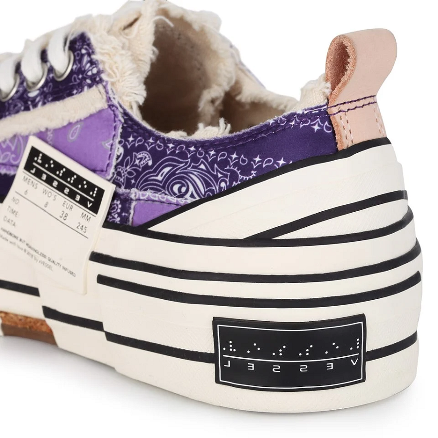 Giày xVESSEL G.O.P. Lows 'Violet Paisley' - Ảnh 6