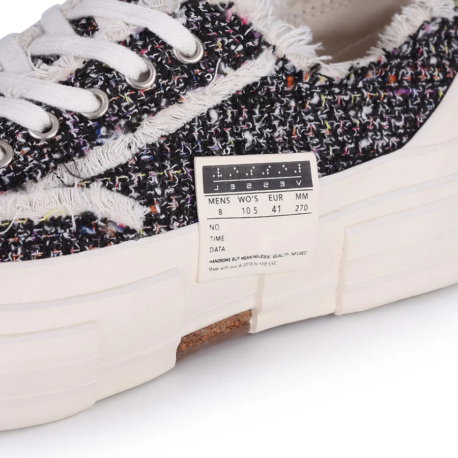 Giày xVESSEL G.O.P. Lows 'Black Tweed' - Ảnh 3