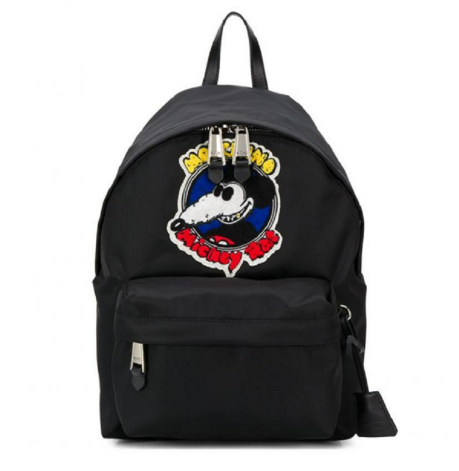 Balo Moschino Mickey Rat Print Nylon ‘Black’ A-7699-8260-1555