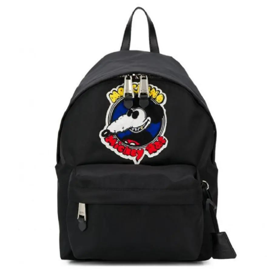Balo Moschino Mickey Rat Print Nylon ‘Black’ A-7699-8260-1555