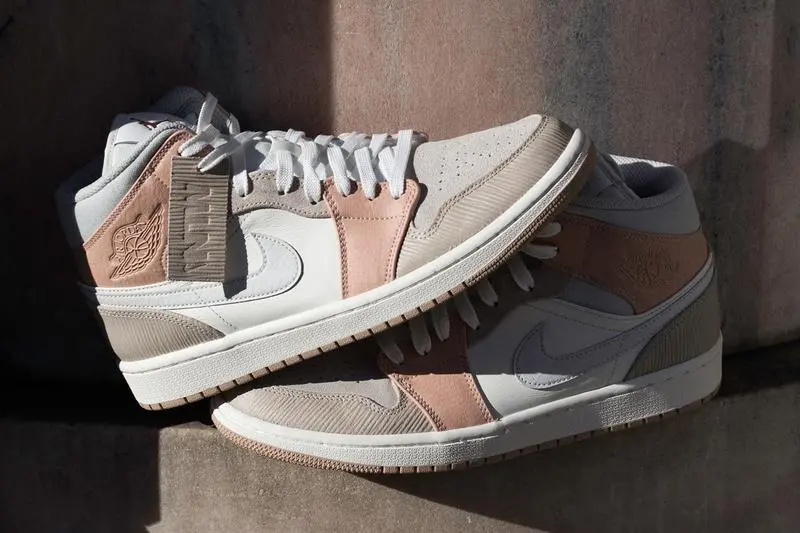 Giày Nike Air Jordan 1 Mid "Milan" CV3044-100 - Ảnh 7