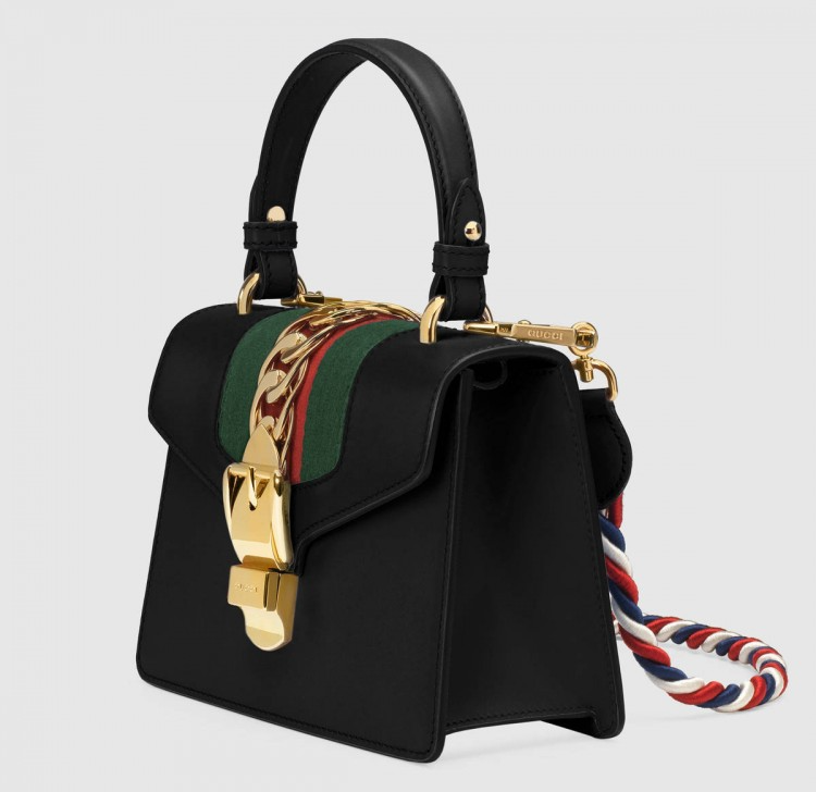 Túi Gucci Ladies Sylvie Leather Mini Bag 470270 D4ZAG 8015 - Ảnh 3