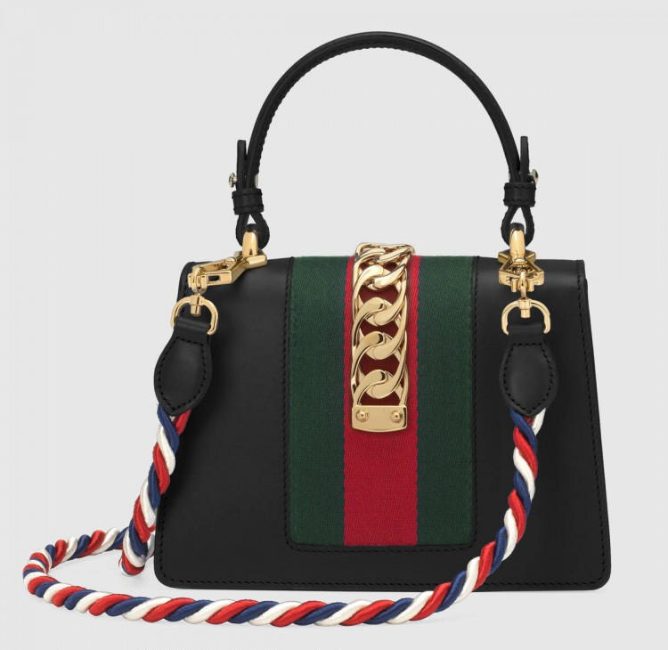 Túi Gucci Ladies Sylvie Leather Mini Bag 470270 D4ZAG 8015 - Ảnh 4