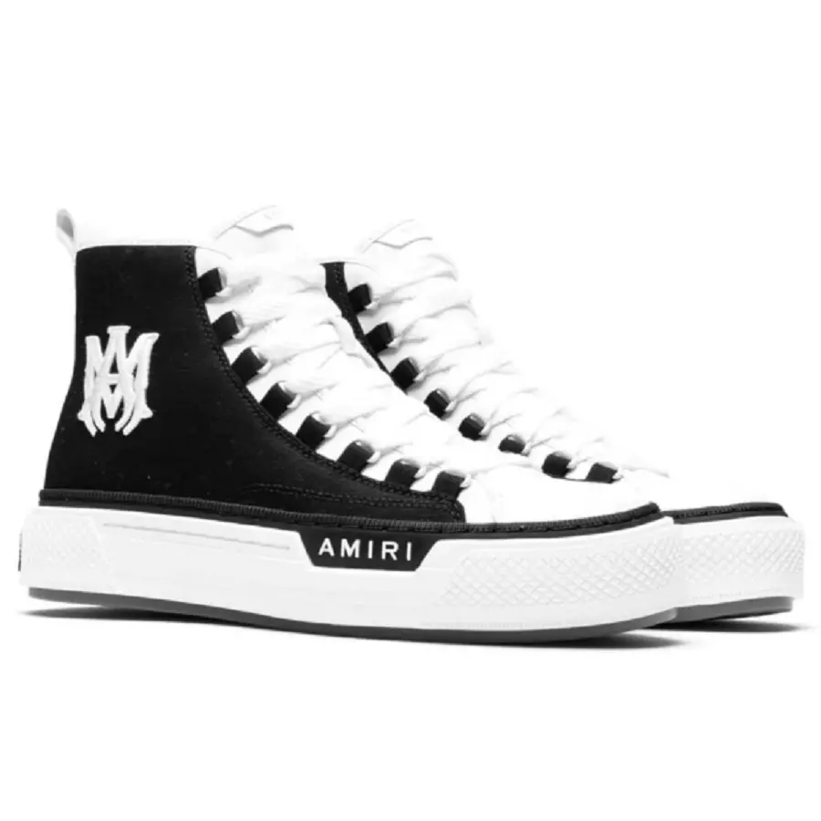 Giày Amiri Court Hi ‘Black White’ PS23MFS015-004 - Ảnh 4