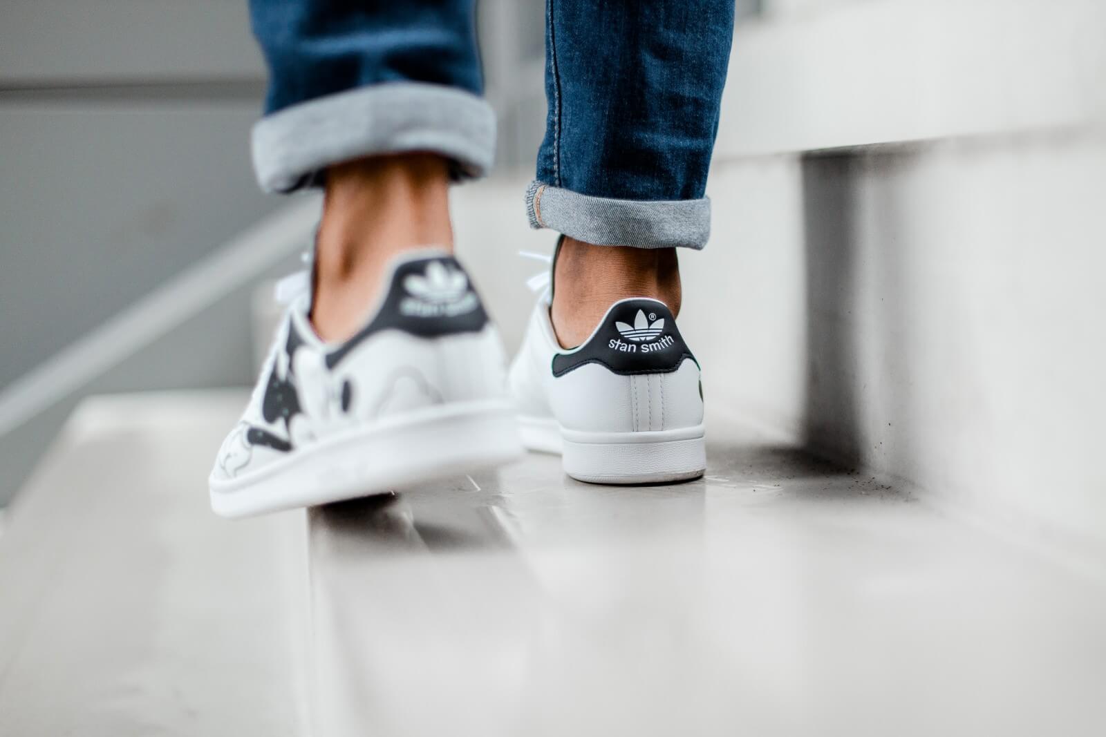 Giày Adidas Mickey Mouse x Stan Smith 'Black' FW2895 - Ảnh 5