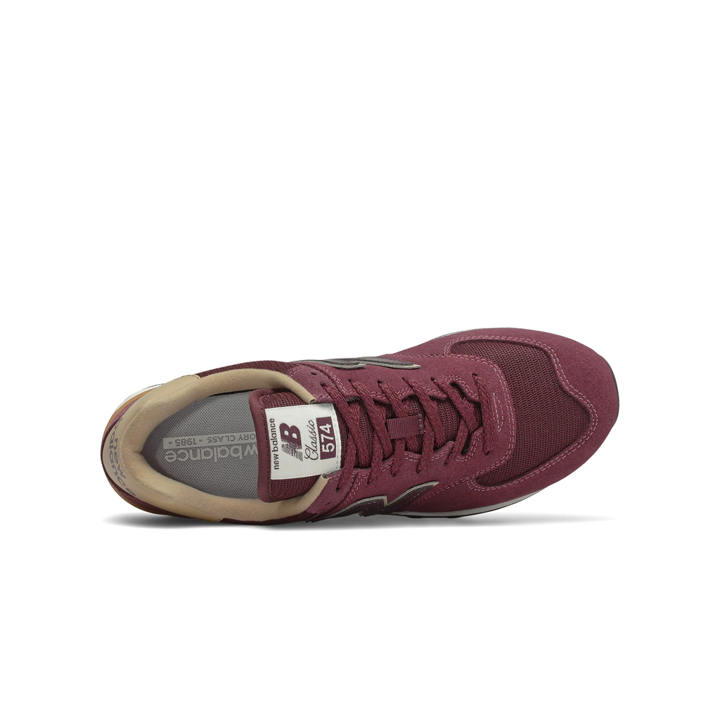 Giày New Balance 574 Classic 'Burgundy' ML574BG2 - Ảnh 4