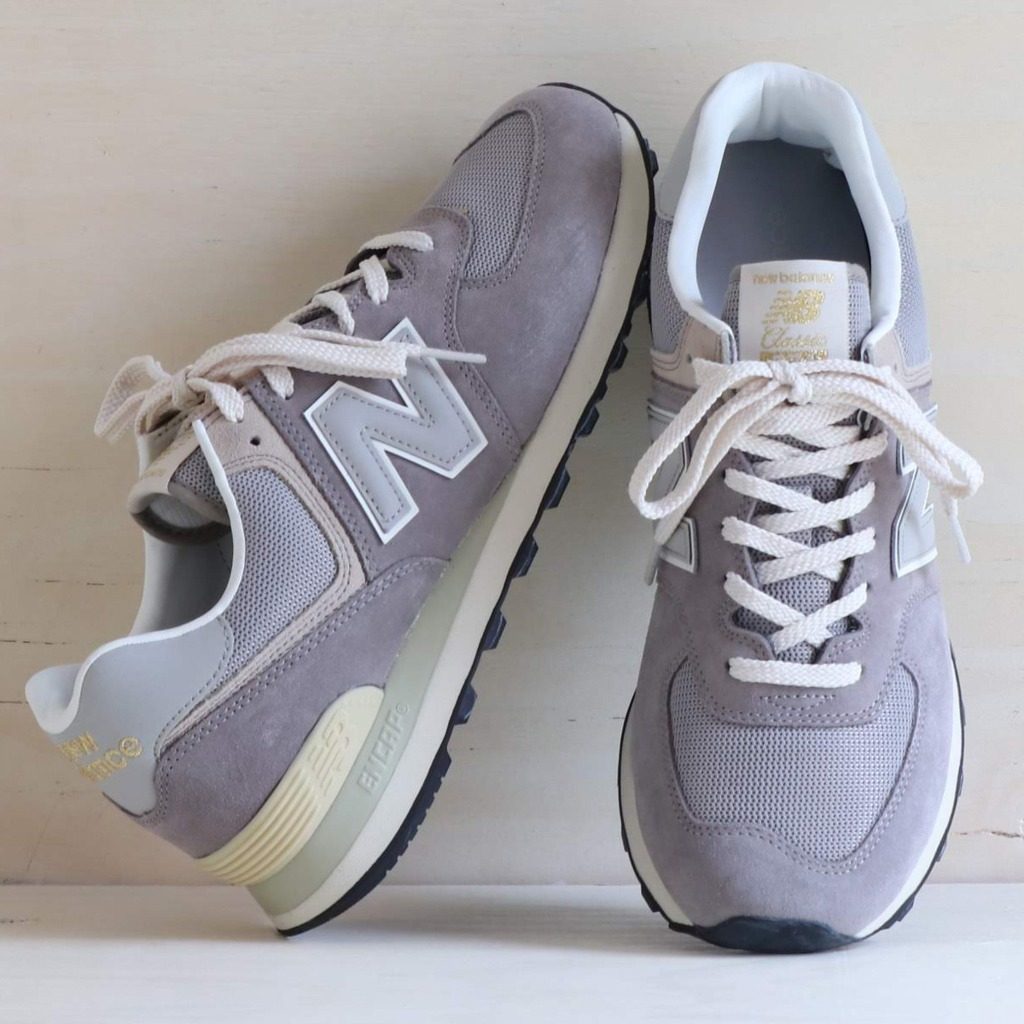 Giày New Balance 574 Steel Grey ML574GYG - Ảnh 5